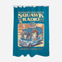 Squawk Radio FM-None-Polyester-Shower Curtain-The Rawbot