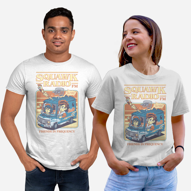 Squawk Radio FM-Unisex-Basic-Tee-The Rawbot