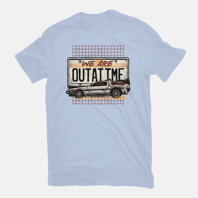 We Are Outatime-Mens-Heavyweight-Tee-glitchygorilla