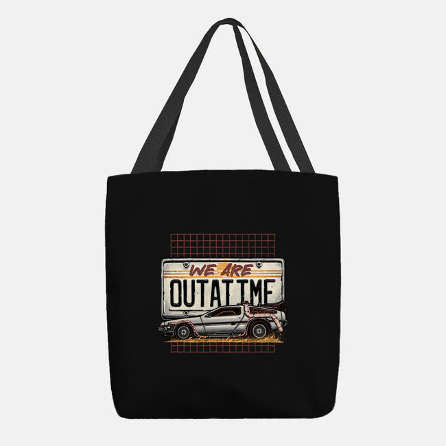 We Are Outatime-None-Basic Tote-Bag-glitchygorilla