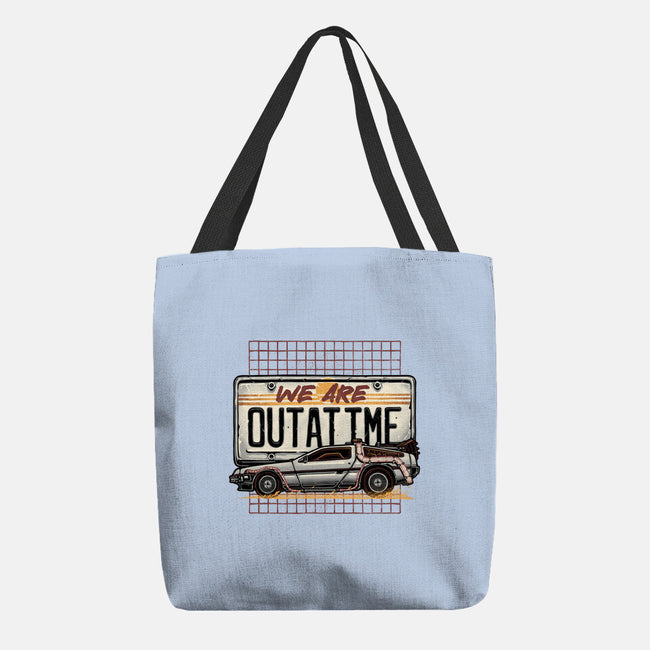 We Are Outatime-None-Basic Tote-Bag-glitchygorilla