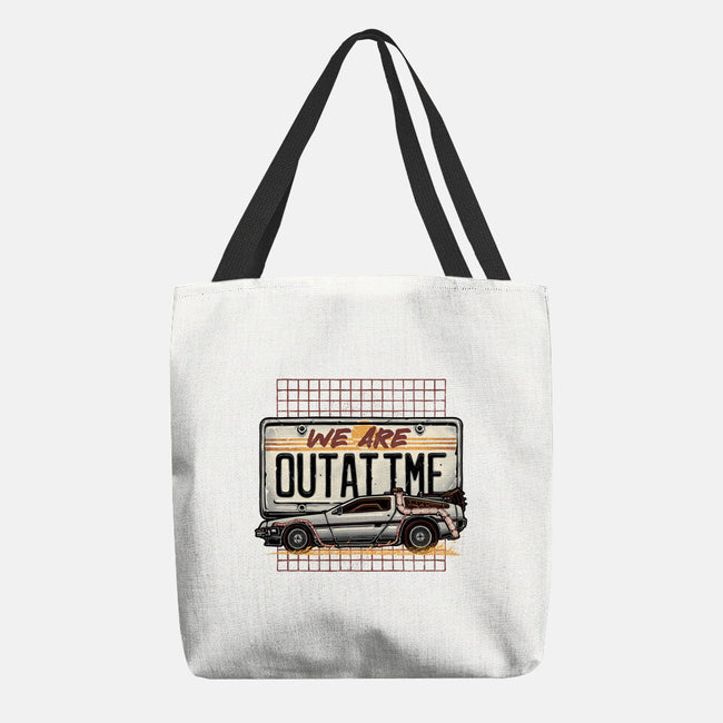 We Are Outatime-None-Basic Tote-Bag-glitchygorilla