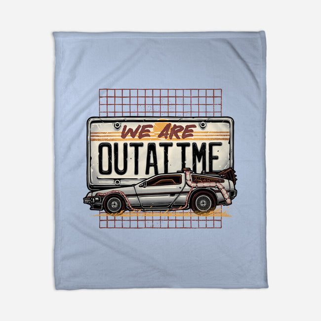 We Are Outatime-None-Fleece-Blanket-glitchygorilla