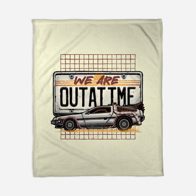 We Are Outatime-None-Fleece-Blanket-glitchygorilla