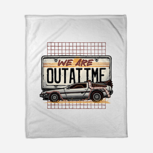 We Are Outatime-None-Fleece-Blanket-glitchygorilla