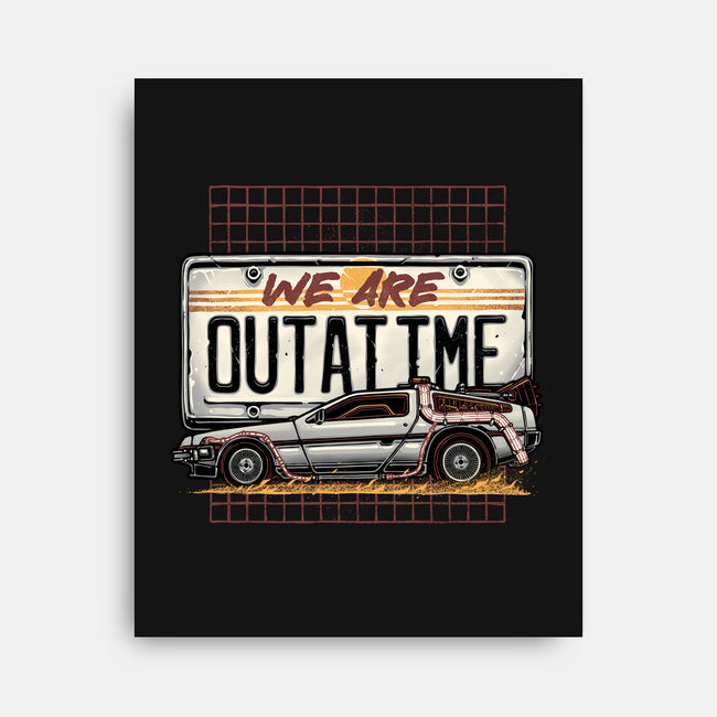 We Are Outatime-None-Stretched-Canvas-glitchygorilla