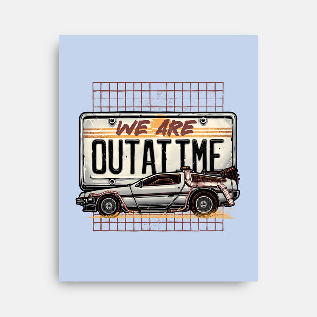 We Are Outatime-None-Stretched-Canvas-glitchygorilla