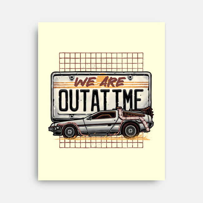We Are Outatime-None-Stretched-Canvas-glitchygorilla