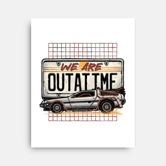 We Are Outatime-None-Stretched-Canvas-glitchygorilla