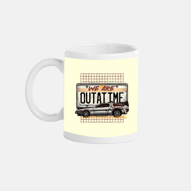 We Are Outatime-None-Mug-Drinkware-glitchygorilla
