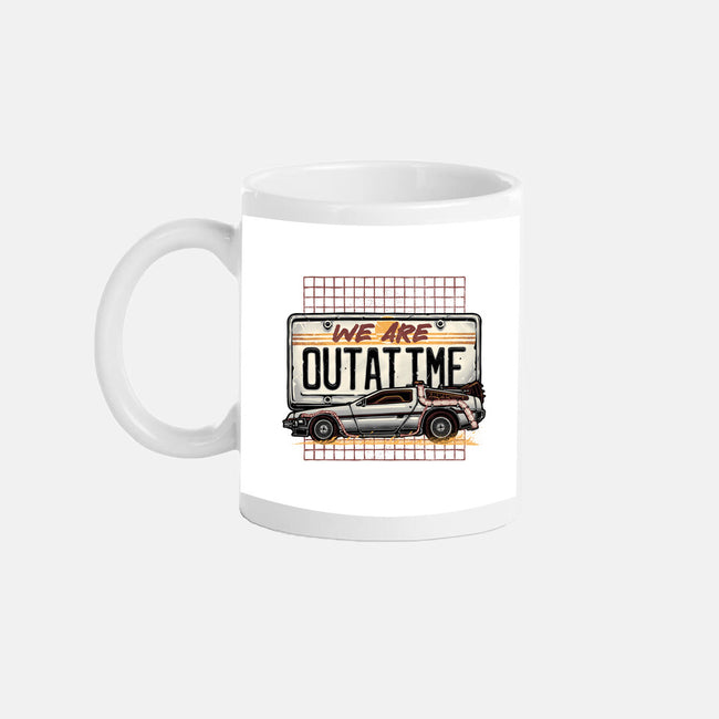 We Are Outatime-None-Mug-Drinkware-glitchygorilla
