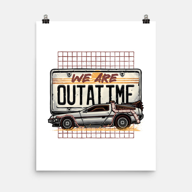 We Are Outatime-None-Matte-Poster-glitchygorilla
