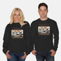 We Are Outatime-Unisex-Crew Neck-Sweatshirt-glitchygorilla