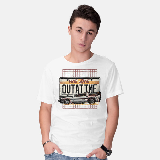 We Are Outatime-Mens-Basic-Tee-glitchygorilla
