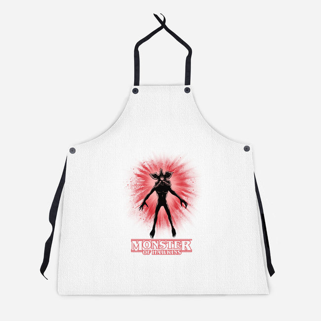 Flower Face Monster-Unisex-Kitchen-Apron-rmatix