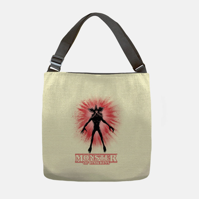 Flower Face Monster-None-Adjustable Tote-Bag-rmatix