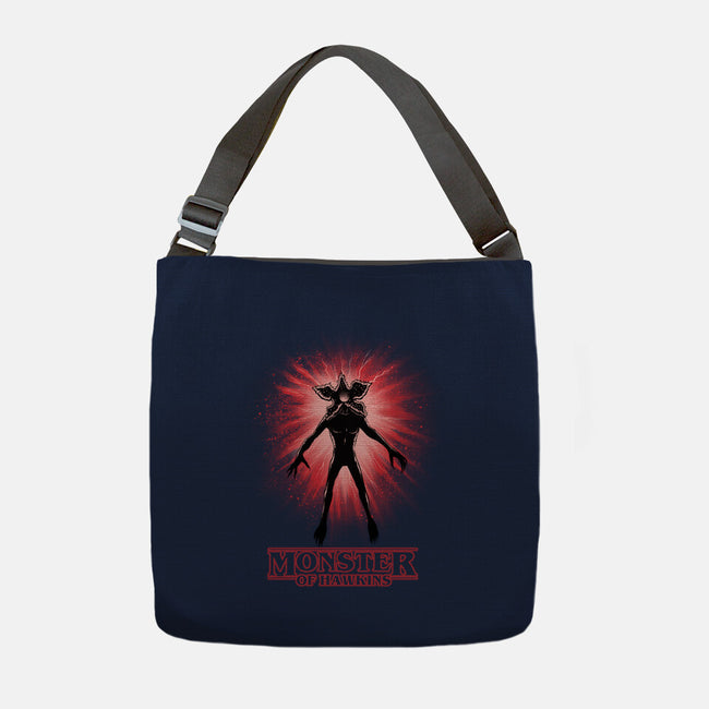 Flower Face Monster-None-Adjustable Tote-Bag-rmatix