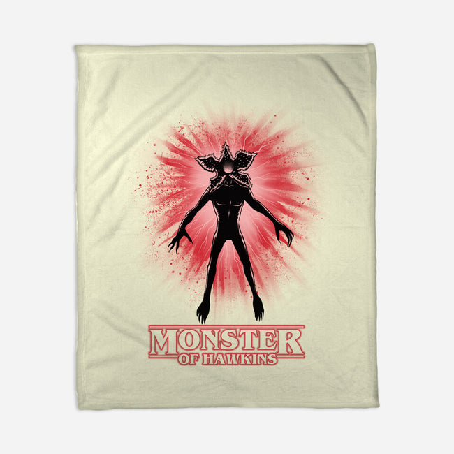 Flower Face Monster-None-Fleece-Blanket-rmatix