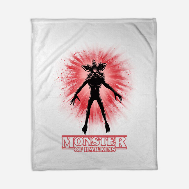 Flower Face Monster-None-Fleece-Blanket-rmatix