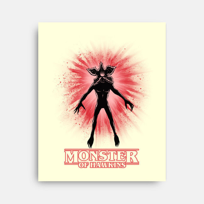 Flower Face Monster-None-Stretched-Canvas-rmatix