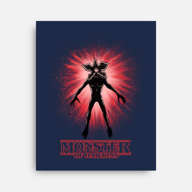 Flower Face Monster-None-Stretched-Canvas-rmatix