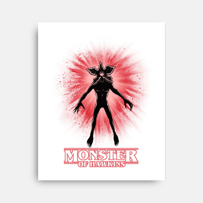 Flower Face Monster-None-Stretched-Canvas-rmatix