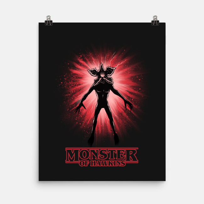 Flower Face Monster-None-Matte-Poster-rmatix