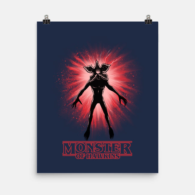 Flower Face Monster-None-Matte-Poster-rmatix