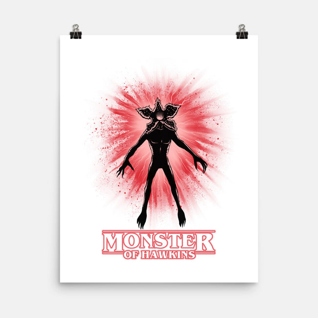 Flower Face Monster-None-Matte-Poster-rmatix