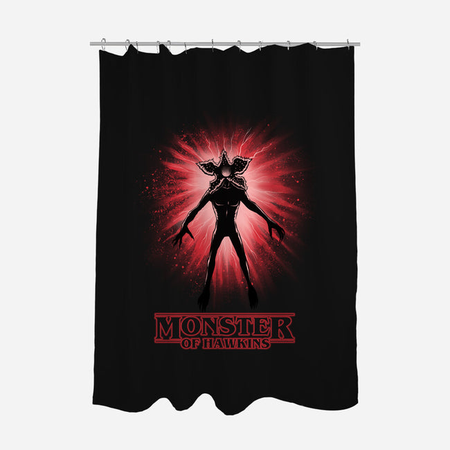 Flower Face Monster-None-Polyester-Shower Curtain-rmatix