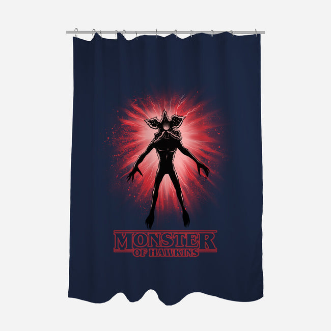 Flower Face Monster-None-Polyester-Shower Curtain-rmatix