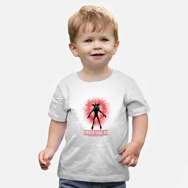 Flower Face Monster-Baby-Basic-Tee-rmatix