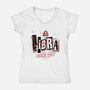 Ruled By Venus-Womens-V-Neck-Tee-palmstreet