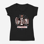 Ruled By Mercury-Womens-V-Neck-Tee-palmstreet