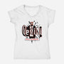 Ruled By Mercury-Womens-V-Neck-Tee-palmstreet