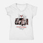 Ruled By Mars-Womens-V-Neck-Tee-palmstreet