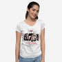 Ruled By Mars-Womens-V-Neck-Tee-palmstreet