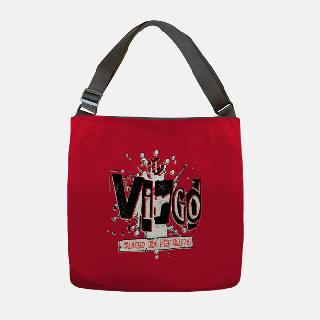 Virgo Ruled By Mercury-None-Adjustable Tote-Bag-palmstreet