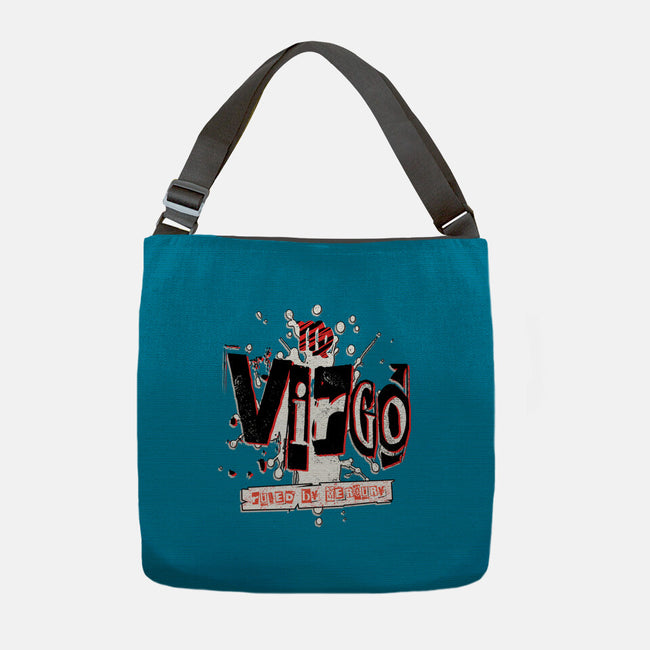 Virgo Ruled By Mercury-None-Adjustable Tote-Bag-palmstreet