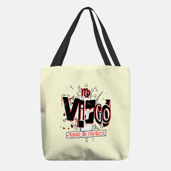 Virgo Ruled By Mercury-None-Basic Tote-Bag-palmstreet