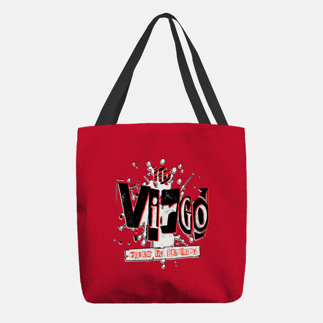 Virgo Ruled By Mercury-None-Basic Tote-Bag-palmstreet