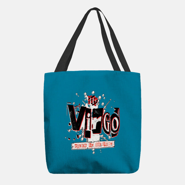 Virgo Ruled By Mercury-None-Basic Tote-Bag-palmstreet