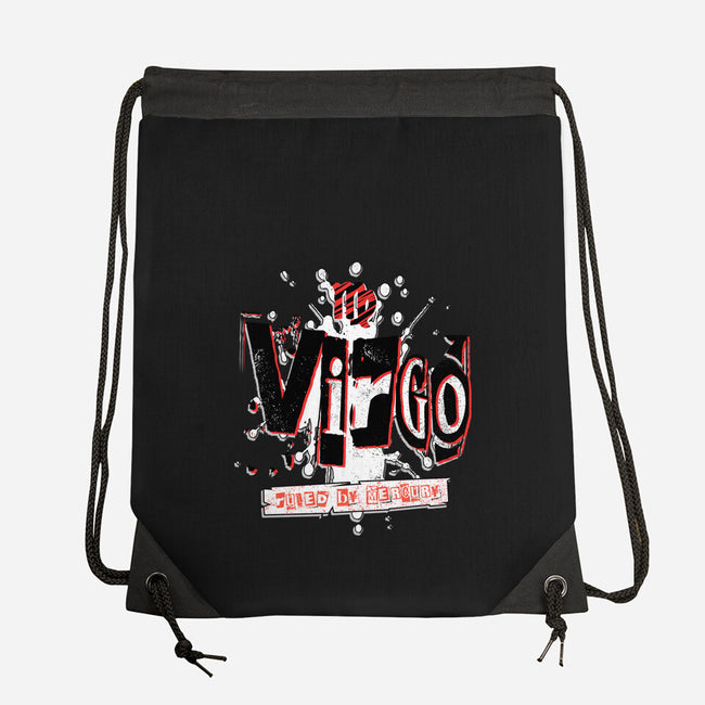 Virgo Ruled By Mercury-None-Drawstring-Bag-palmstreet