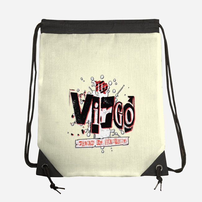 Virgo Ruled By Mercury-None-Drawstring-Bag-palmstreet