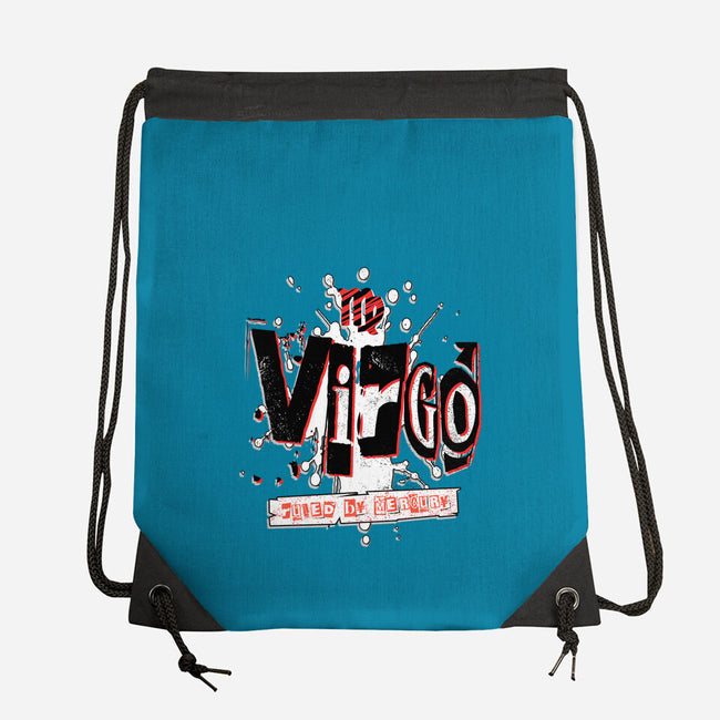 Virgo Ruled By Mercury-None-Drawstring-Bag-palmstreet