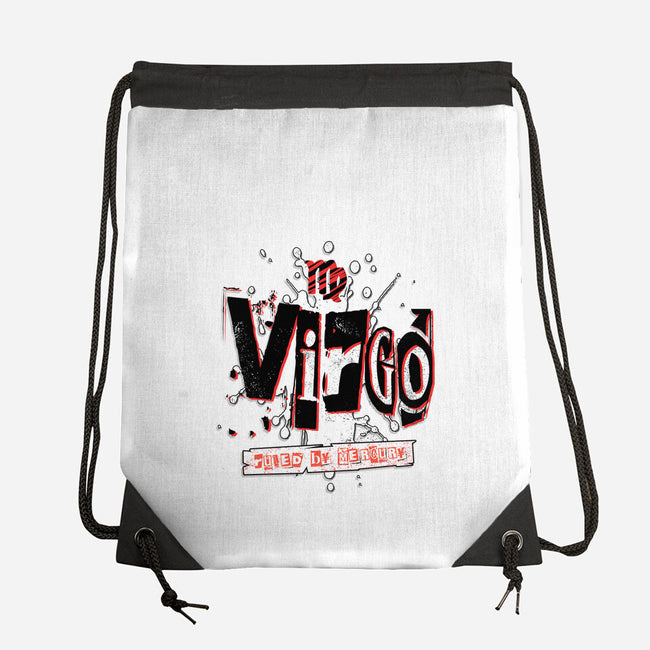 Virgo Ruled By Mercury-None-Drawstring-Bag-palmstreet