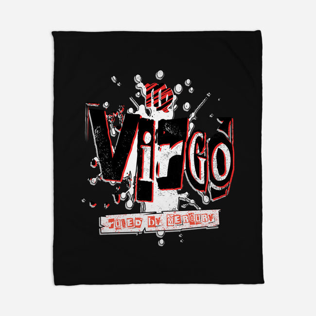 Virgo Ruled By Mercury-None-Fleece-Blanket-palmstreet