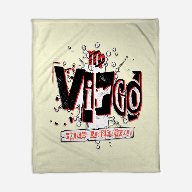 Virgo Ruled By Mercury-None-Fleece-Blanket-palmstreet