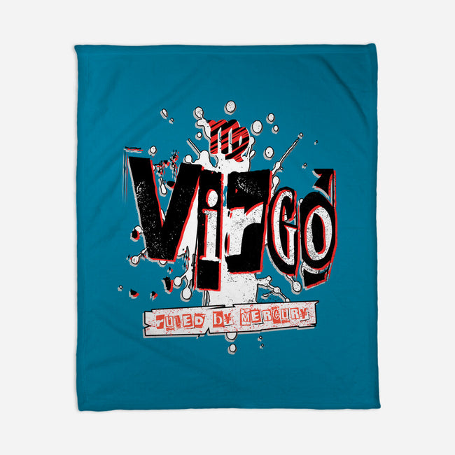 Virgo Ruled By Mercury-None-Fleece-Blanket-palmstreet