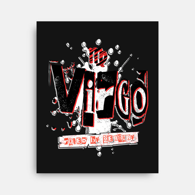 Virgo Ruled By Mercury-None-Stretched-Canvas-palmstreet